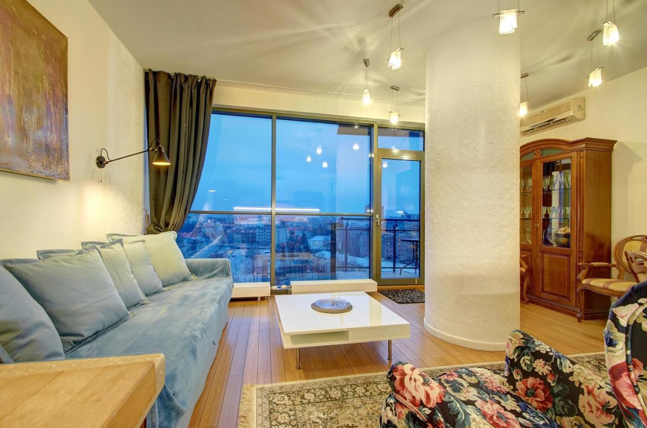 Helios 19 Luxury Vilnius Apartment Bagian luar foto